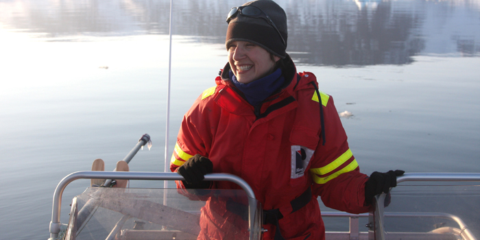 Dr. Laidre talks about tracking narwhals during NOAA's Ocean Explorer Greenland 2006 Expedition.