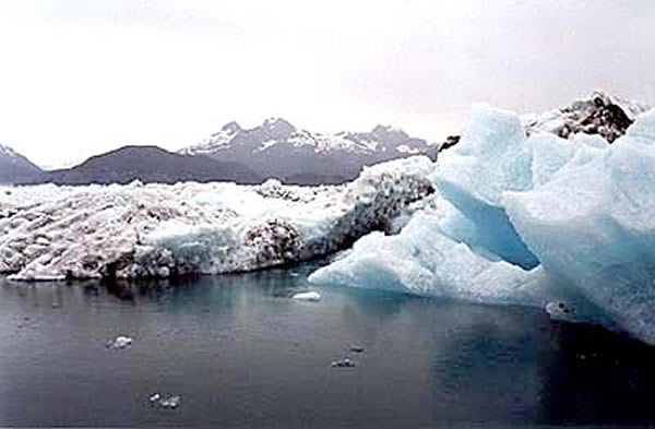 Glacier near Columbia, Alaska