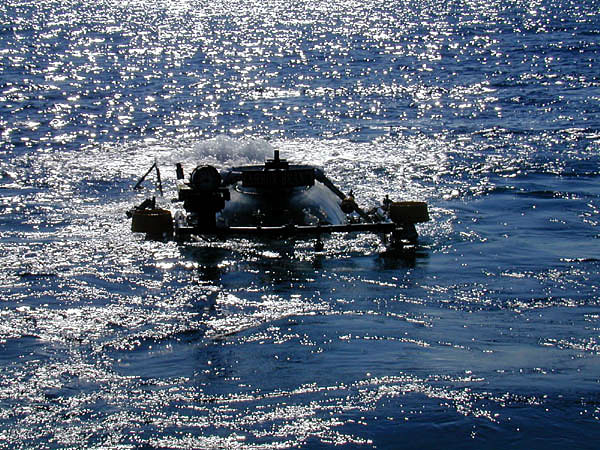 Johnson Sea-Link submersible, just before descent