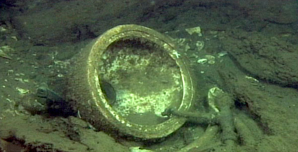 Toilet, possibly from captain's cabin