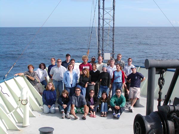 The 2004 Gulf of Alaska Seamount Expedition Science party.