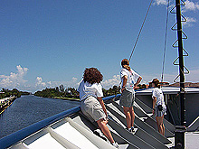 view of Harbor Branch Oceanographic Institutes ship channel