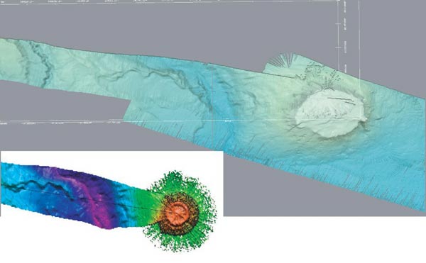 Raw multibeam data for Bear Seamount.