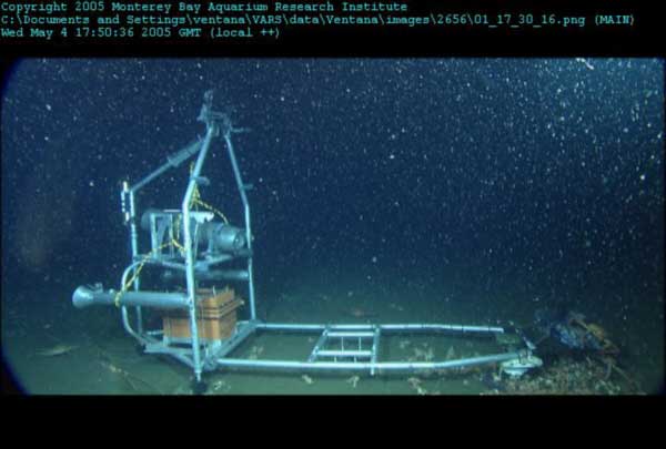 The newly designed CLAM, tested recently in Monterey Canyon in collaboration with the Monterey Bay Aquarium Research Institute