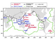 The Kermadec-Tonga Arc is one of the longest interoceanic arcs on the planet.