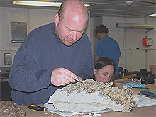 Processing animals at Lost City