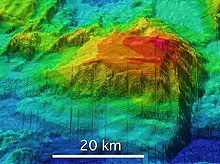 Perspective view of the Western Massif