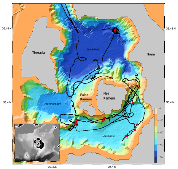 Low temperature hydrothermal mounds