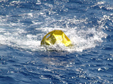 A transponder is deployed.