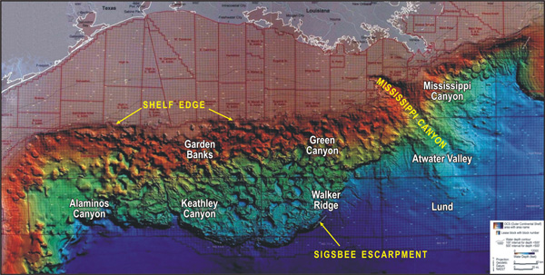 multibeam bathymetry map