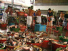 This is one vendor at the fish market that was selling 'Imelda' an important local food fish.