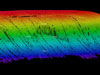 Multibeam image of a submarine landslide off the coast of Bermuda.