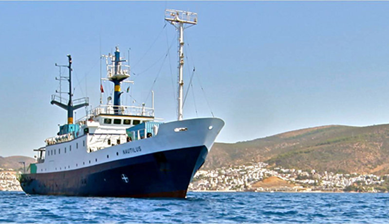 Another view of the E/V Nautilus.