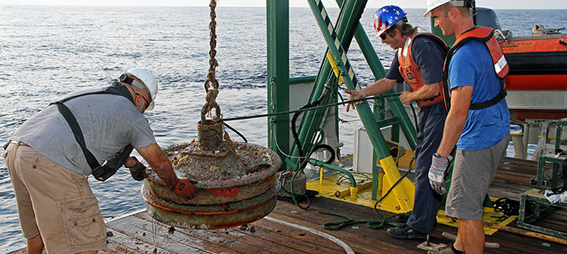 Successful recovery of the Physical Oceanography moorings.