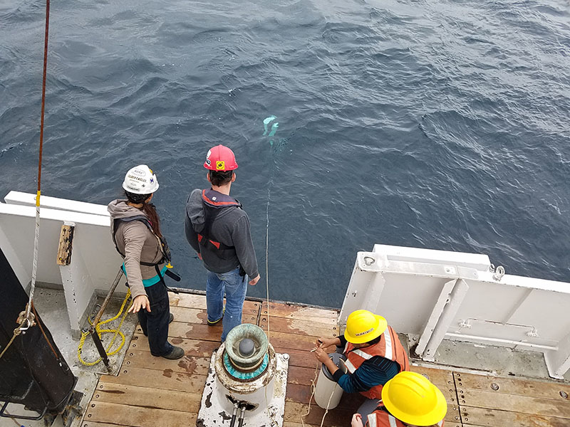 Experiment deployment aboard R/V Point Sur.