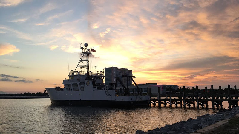 R/V Point Sur at its homeport of Port of Gulfport.