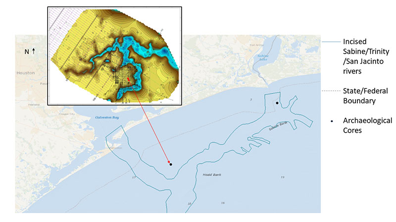 Map of broad valley with previously unknown valley system mapped from previous exploration.