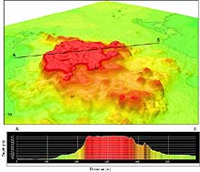 Yellowtail Reef relief map