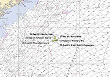 dive locations for the Charleston Bump leg