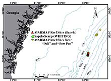 Location Map of Savannah Scarp