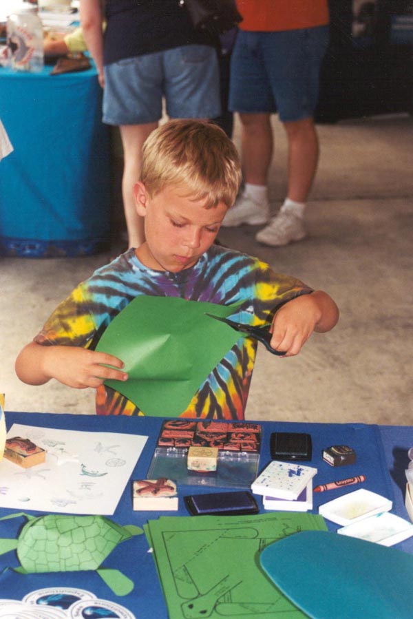 student at Galveston Open House