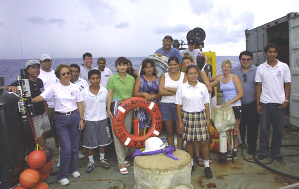 Teachers and Strudent at Sea