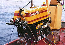 The remotely operated vehicle, ROPOS