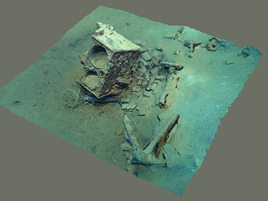 <i>Industry</i> (BOEM Wreck Site 15563) Stove, Camboose Brick Pile, and anchor of What Is Most Likely the Whaling Brig <i>Industry</i>