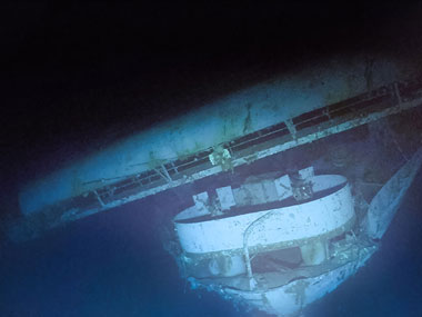 Archaeological survey of USS Yorktown (C-V5).