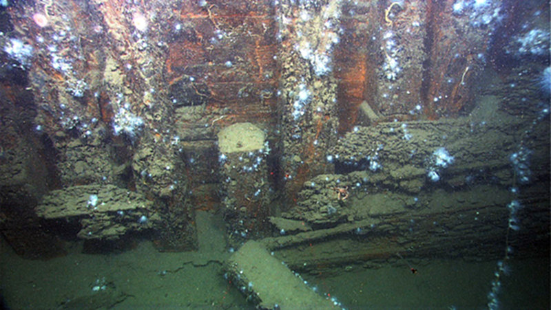 Frames, inner hull planking, and outer hull planking at Site 359.