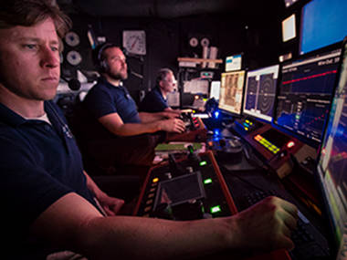 Todd Gregory co-pilots as the vehicles reach 6,000 meters.