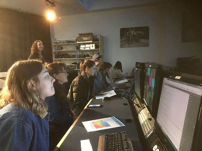 At URI’s ISC, BC students participate as members of the science team during the NOAA Ship Okeanos Explorer Gulf of Mexico 2018 expedition.