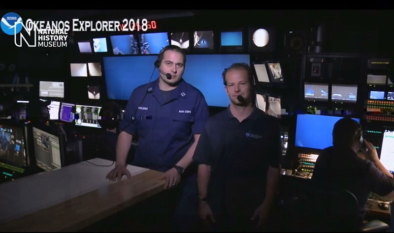 LT Nikolai Pawlenko and Daniel Wagner speaking live to the Attenborough Studio in London.