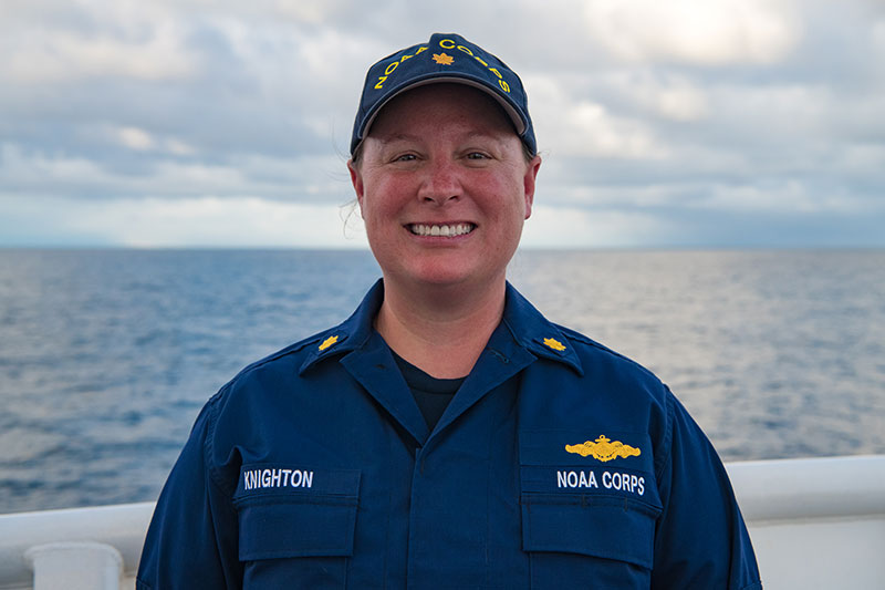 Incoming Executive Officer, Lieutenant Commander Faith Knighton