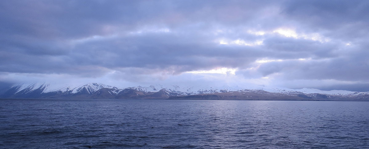 Tanaga Bay, located off southwest part of the Aleutian Islands, Alaska.