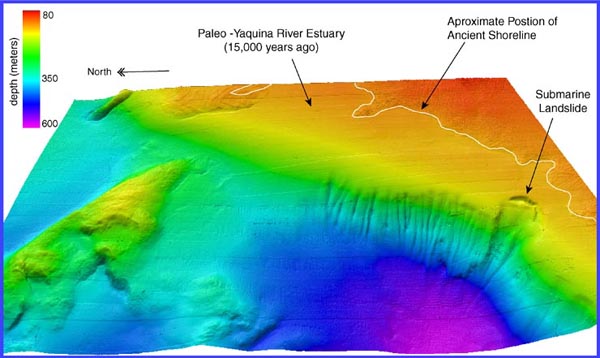 northeast Heceta Bank and the Paleo Yaquina River estuary