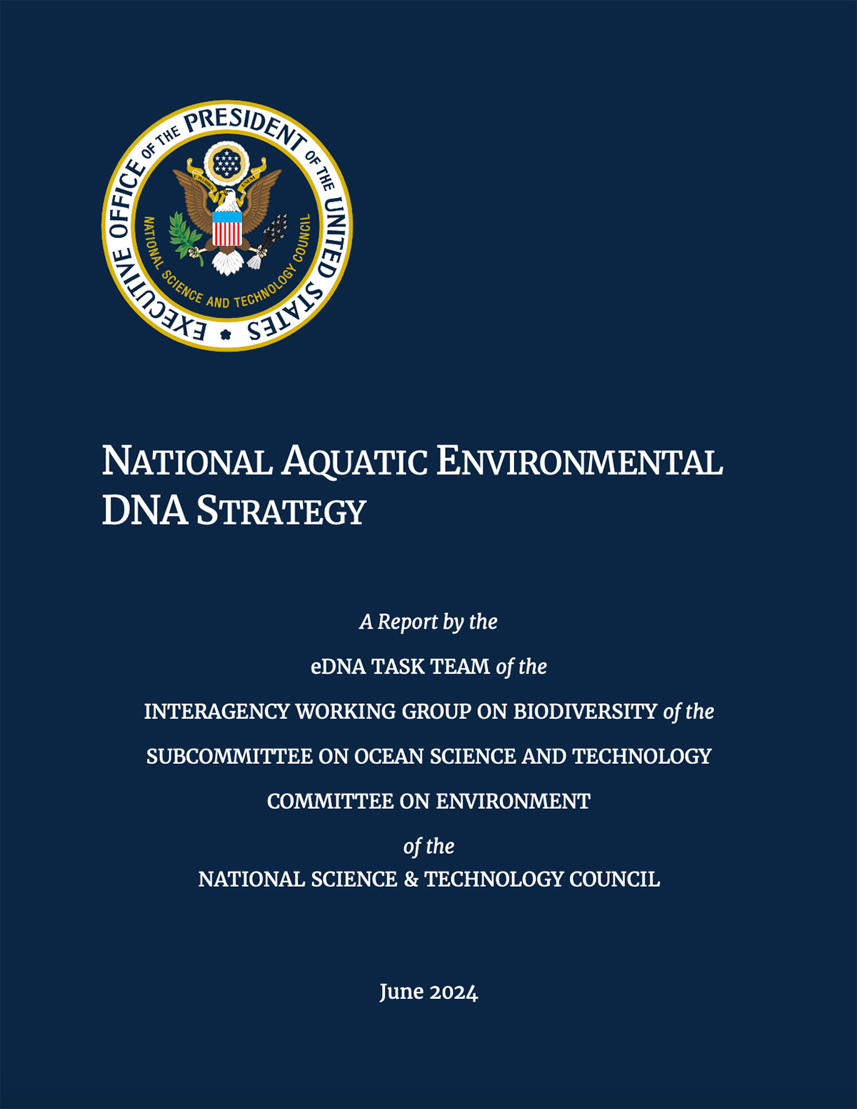 National Aquatic eDNA Strategy button